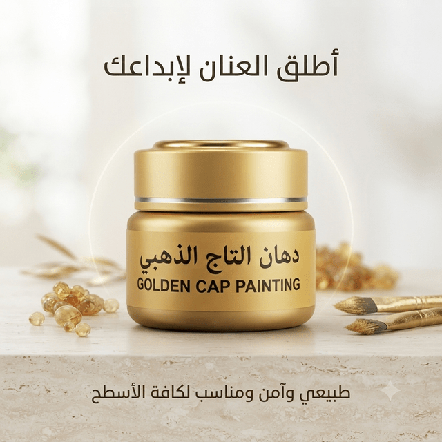 Golden Cap Painting - Jamaly