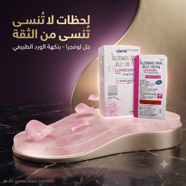 Lovegra Feminine Gel, Rose Flavor, Single Packet - Jamaly